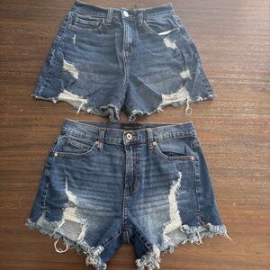 Distressed Jean Shorts bundle - Size 3/26